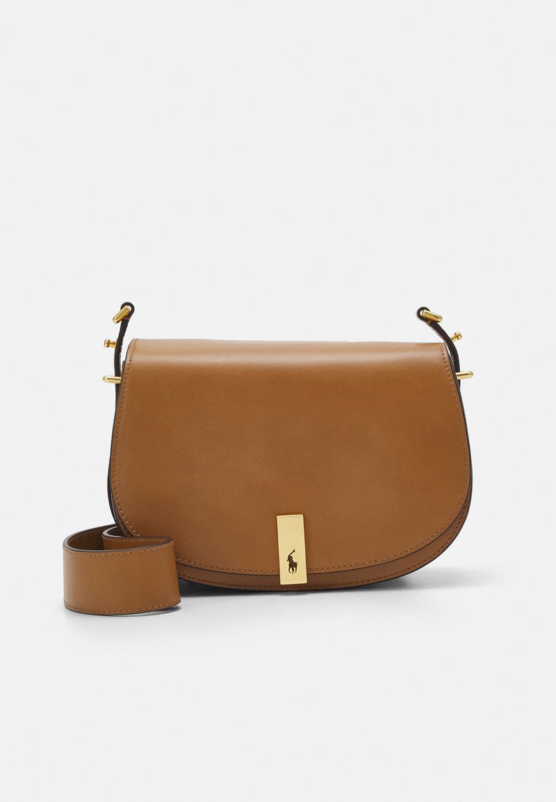 Polo Ralph Lauren SHOULDER HINGE CROSSBODY MEDIUM Across body bag tan/brown Zalando.de