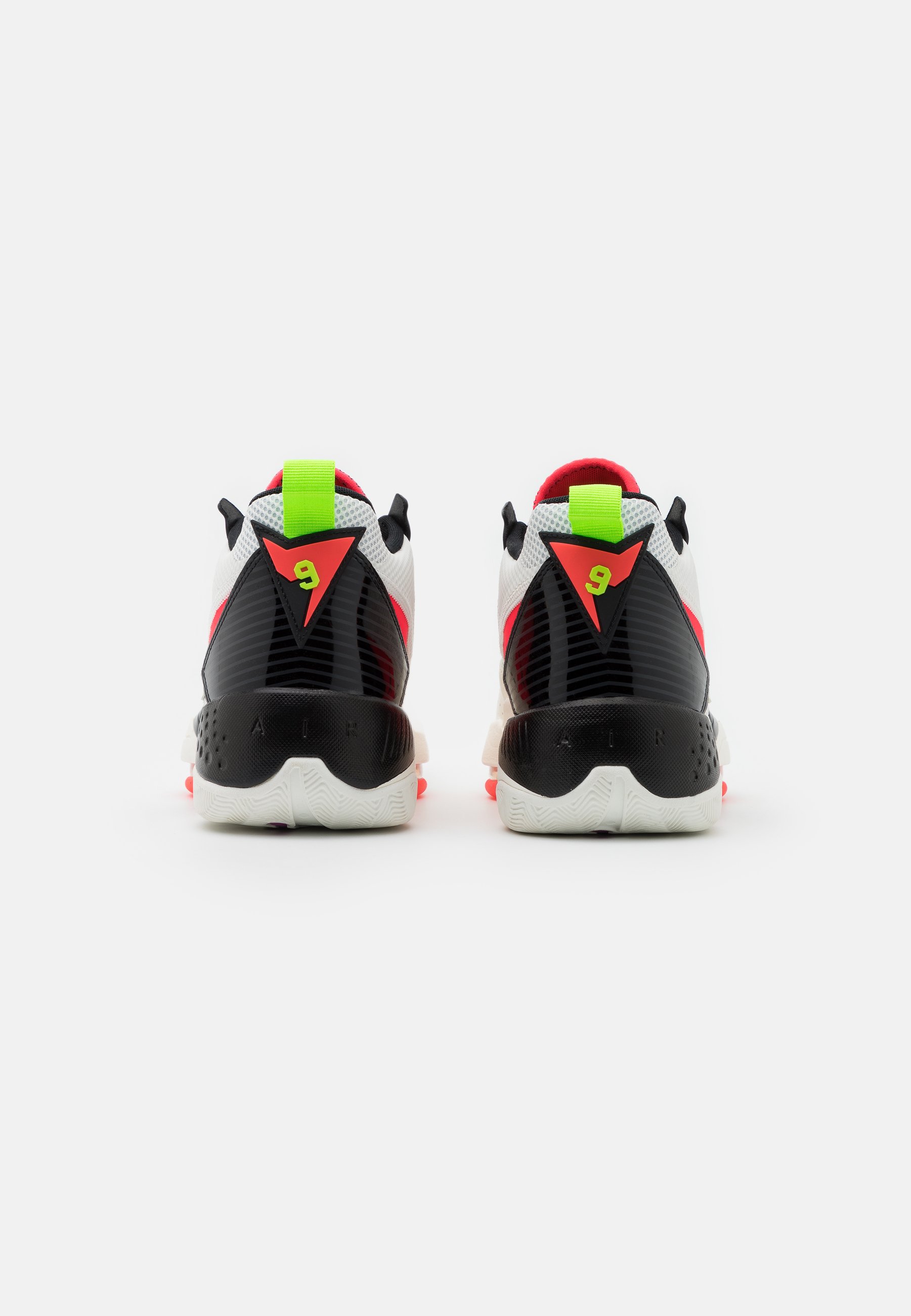 Jordan ZOOM '92 - Sneakers hoog - white/flash crimson/black/sail/electric  green/volt/wit - Zalando.nl