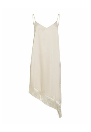 VILA, SLIP DRESS VIERUM ASYMMETRIC - Freizeitkleid - birch