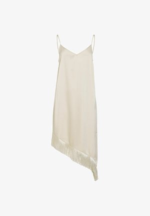 VILA, SLIP DRESS VIERUM ASYMMETRIC - Freizeitkleid - birch