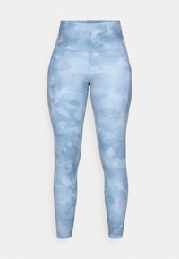 HIGH RISE CAPRI LEGGINGS - Leggingek - light blue
