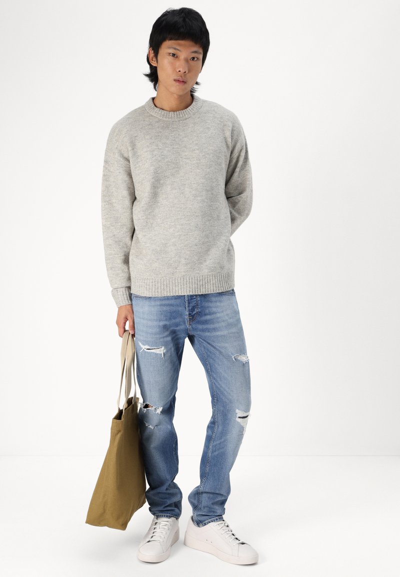JACK & JONES Maglione Uomo Jorthomson Knit – Lavorato A Maglia – Cotone Better Cotton