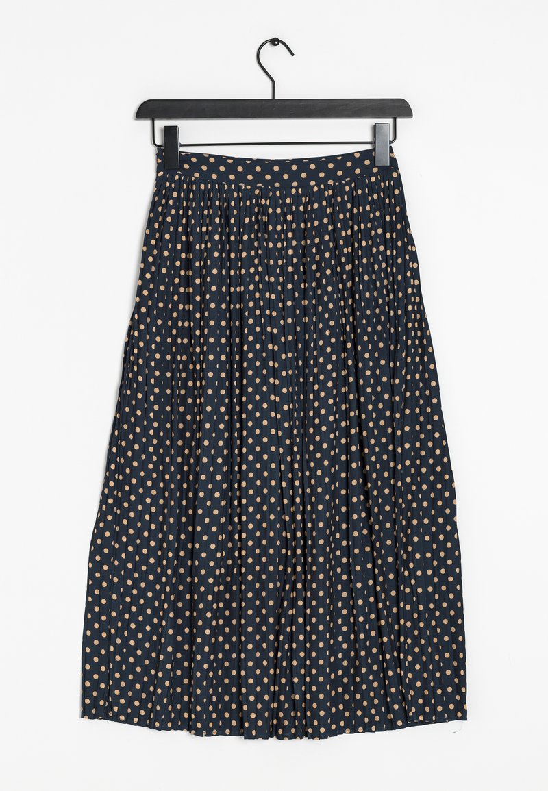 Mango Gonna a pieghe blue/blu scuro (Second hand)