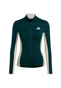 adidas Performance TEMPO 3-STRIPES LONGSLEEVE - Biciklistički dres - green   alumina