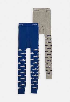 KIDSLEGGING CARS 2 PACK - Leggings - Stockings - blau/grau
