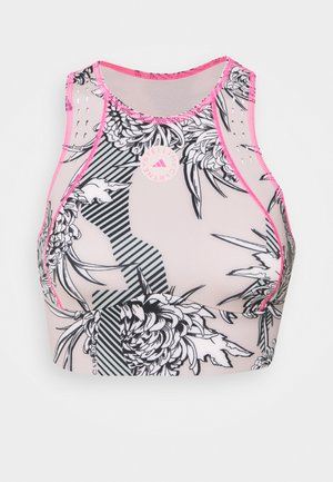 CROP - Top - pink tint/multicolor