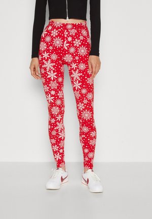 Legging (type pantalon) - red