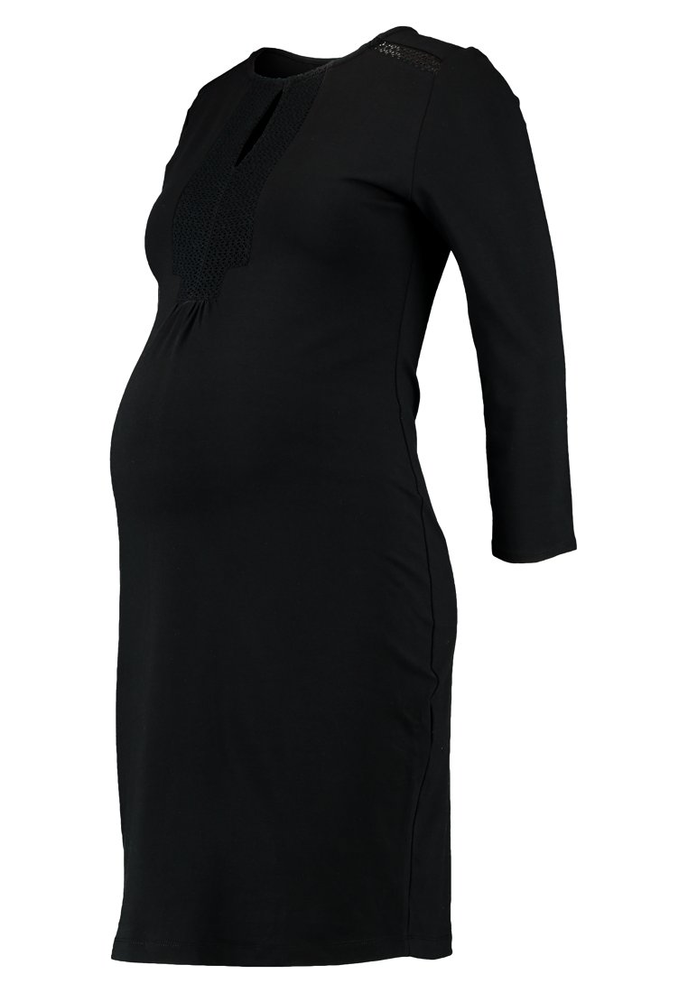 Queen Mum Jerseyjurk zwart