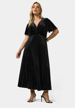 Yours Clothing, PLUS SIZE WRAP DRESSES - Robe longue - black