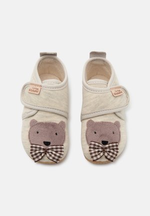 BENNI BÄR BABY KLETTVERSCHLUSS UNISEX - Hausschuh - natur