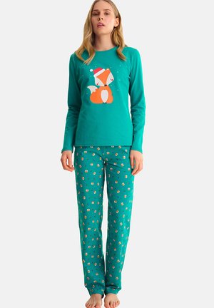 DROIT LONGUES FOXY CHEEK SET - Pyjama - vert
