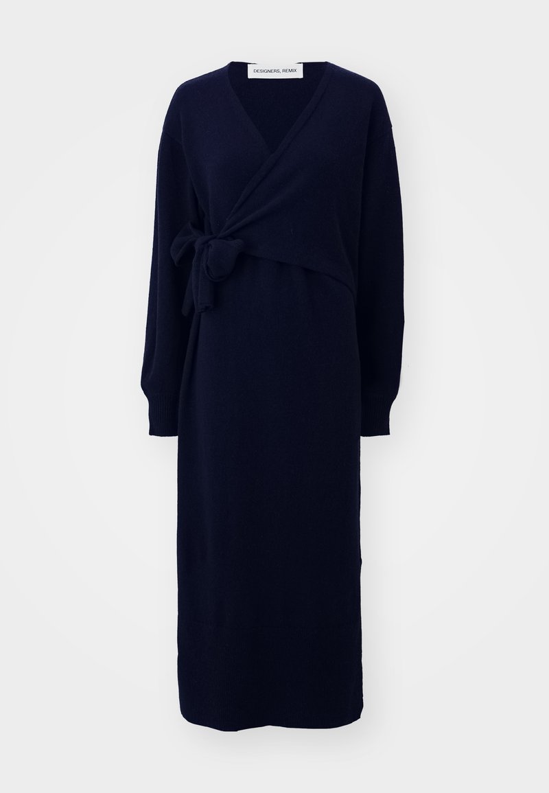 DESIGNERS REMIX Gebreide jurk donkerblauw