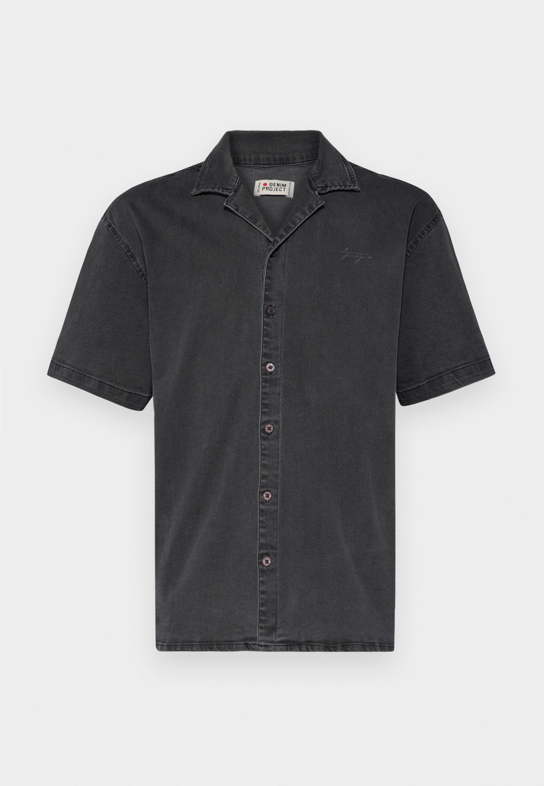 トップス OVY Hemp Short Sleeve Open Collar L Hemp Short Sleeve Open Collar Shirt (black) | OVY