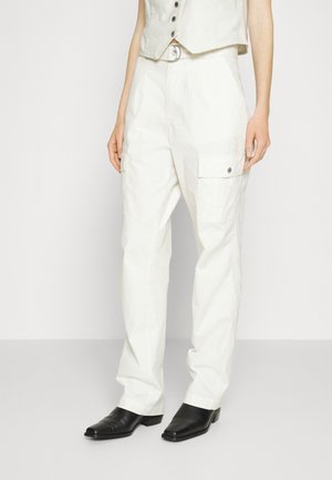 DKNY BELTED PANT - Παντελόνι cargo - pristine