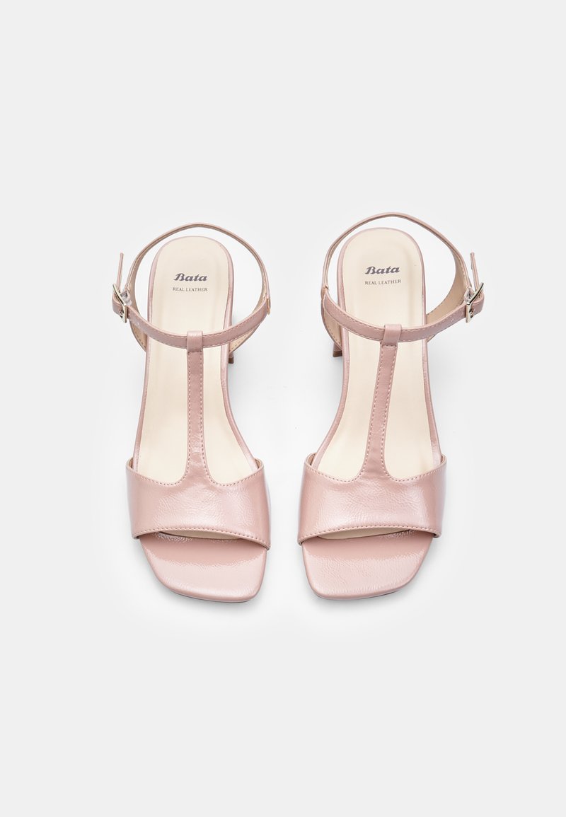 Bata Sandalen met hoge hak light pink/roze