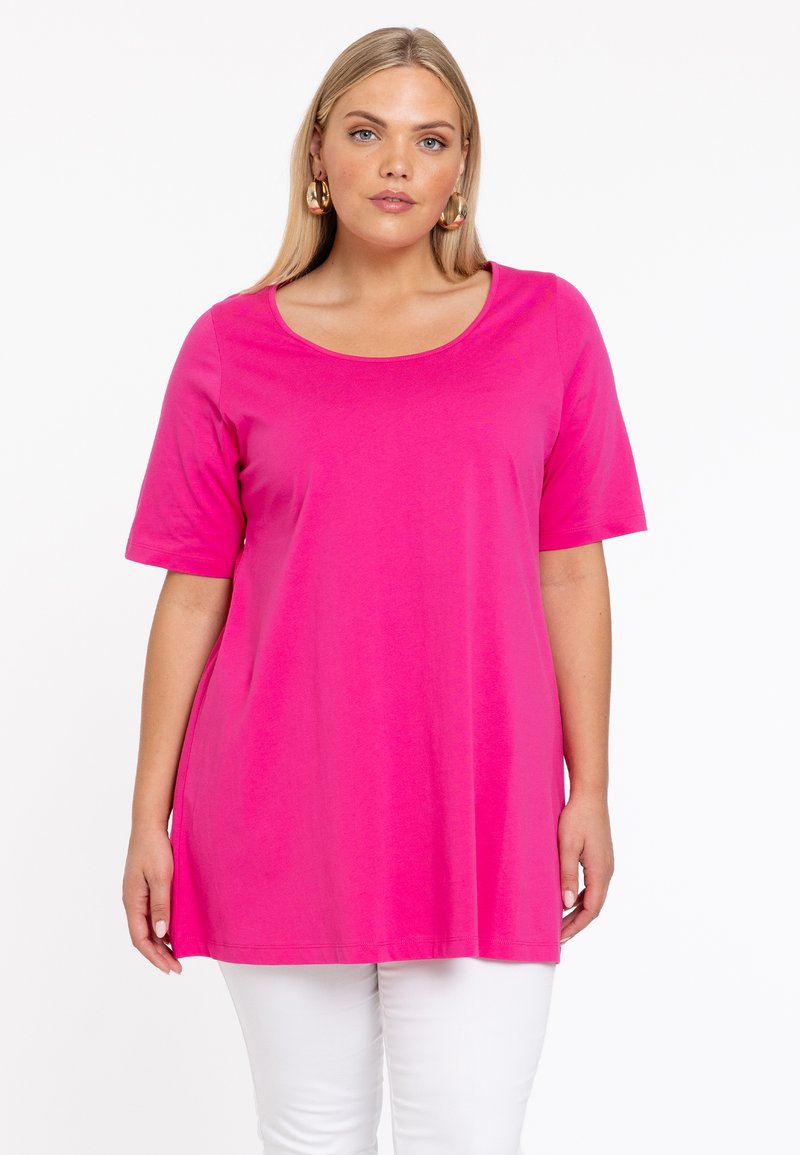 YOEK KURZARM - T-shirts basic - pink
