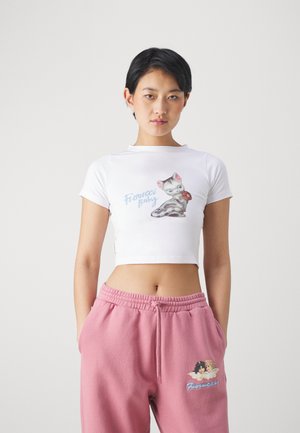 BABY MINI TEE - Printtipaita - white