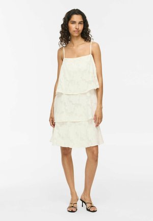 VILA SHORT DRESS VIELANOR STRAP - Denné šaty - birch