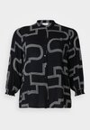 CARMATTE LIFE 3/4 O NECK SHIRT - Blusa - black