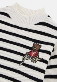Guess A RIGHE - Maglione - nero multi