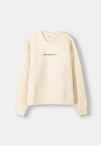 Bershka Stickad tröja - beige
