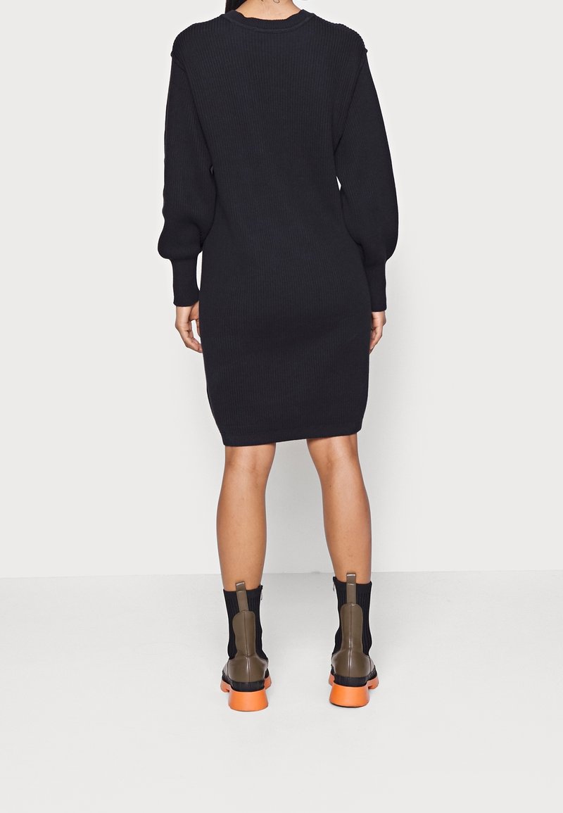 edc by Esprit Strickkleid black/schwarz (Pre-owned) Zalando