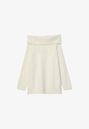 Stradivarius EXPOSED SHOULDER - Neule - white
