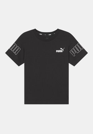 POWER TEE UNISEX - Camiseta estampada - puma black