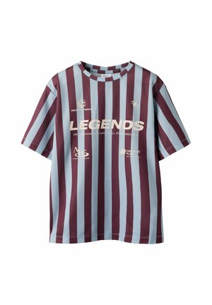 T-shirt print - blue fog