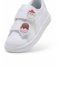 Puma SMASH - Babacipők - white green illusion