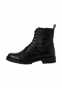 Tamaris TOUCH-IT - Botines con cordones - black croco