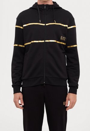 Sudadera con cremallera - black