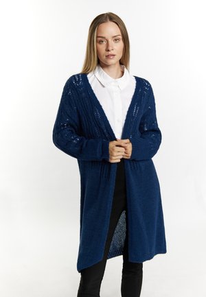 Cardigan - blau grau