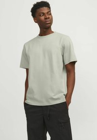 Jack & Jones GEDRUCKT RUNDHALS - Marškinėliai su spaudiniu - desert sage