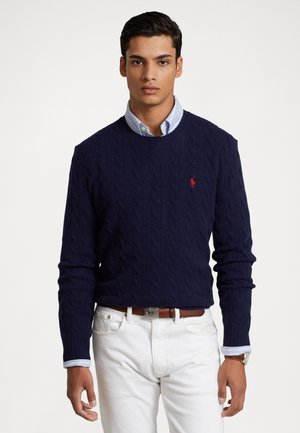 LONG SLEEVE - Stickad tröja - hunter navy