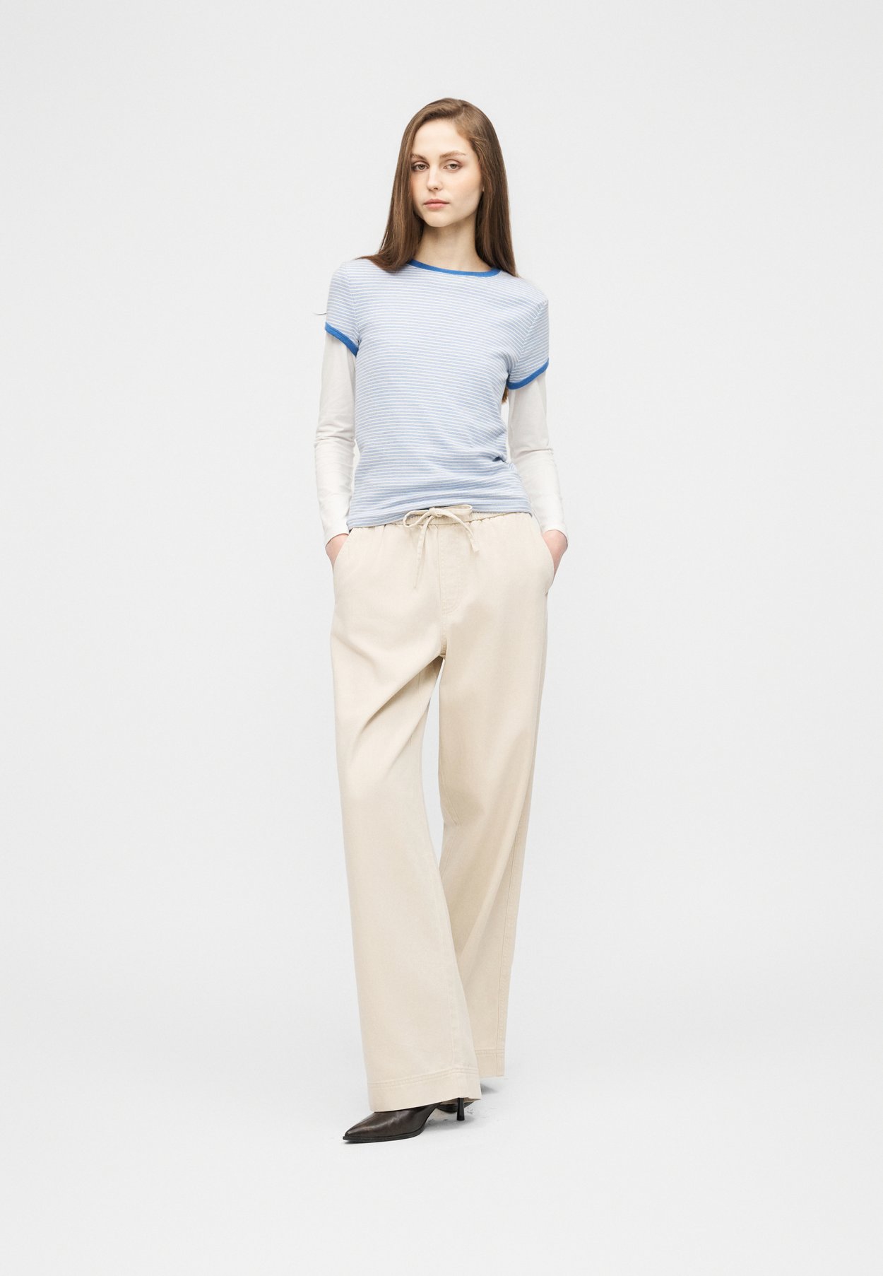 ONLMAISA PULL UP WIDE PANT