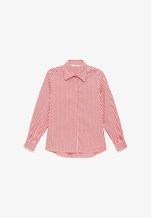 Maliparmi, STRIPED FLEUR SHIRT - Hemdbluse - red