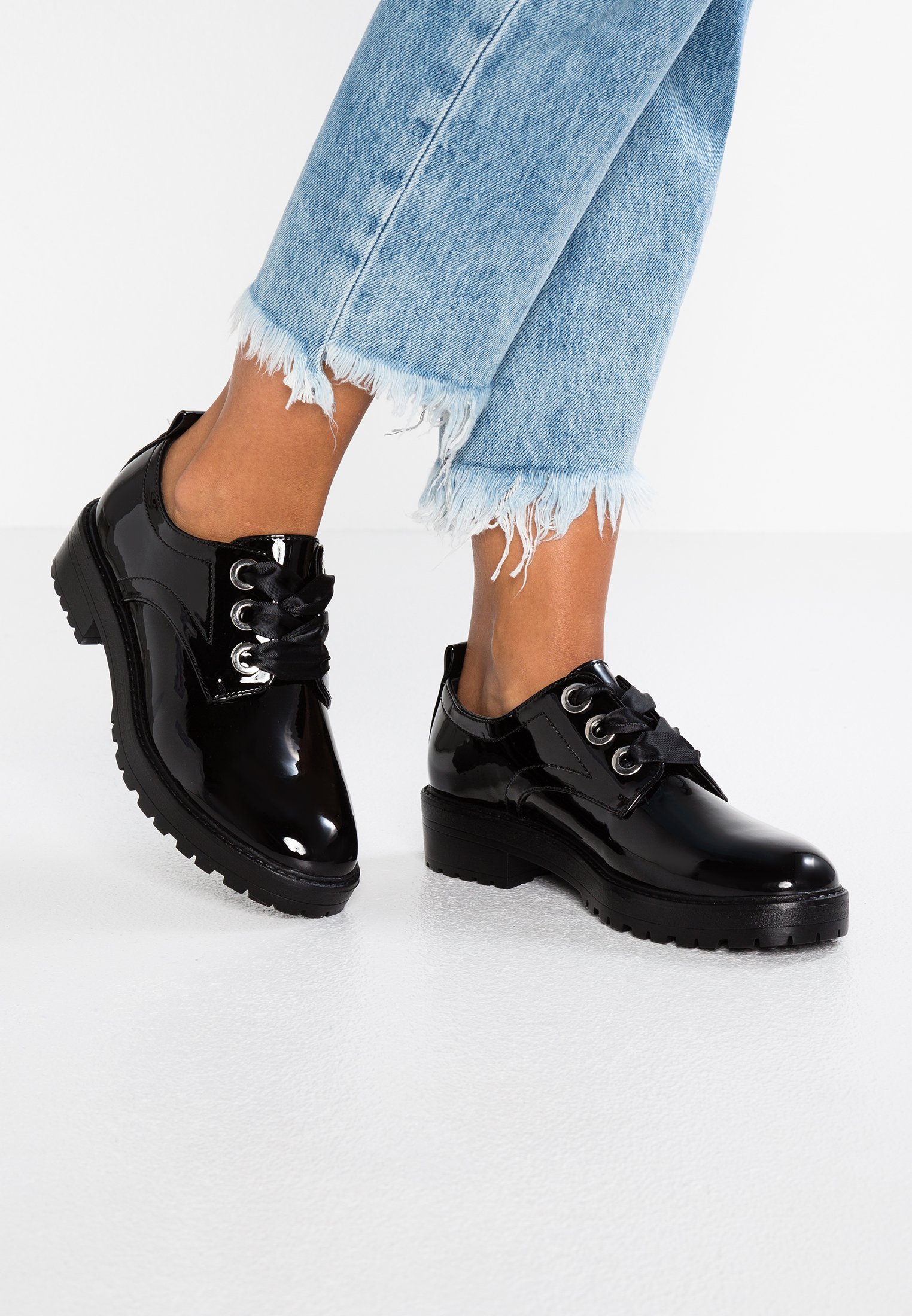 Even&Odd Snøresko black Zalando.no Even&Odd Snøresko black Zalando.no