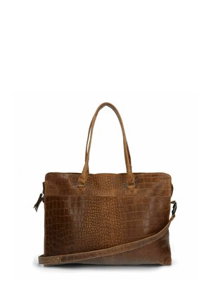 MIT KROKOMUSTER - Sac à main - cognac
