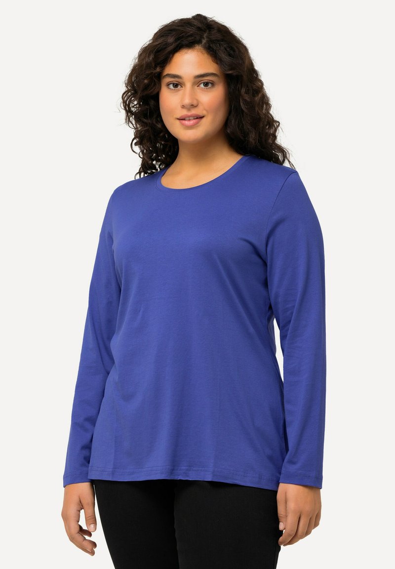 Ulla Popken COL ROND - Top s dlouhým rukávem - dark blue