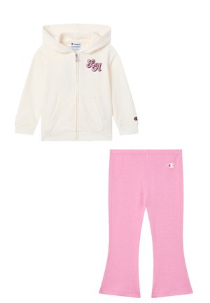 Champion, OCEAN SIDE GRAPHIC SET - Dressikomplekt - off-white/pink