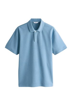 Next, SHORT SLEEVE - TEXTURED WAFFLE  - Polo - mid blue