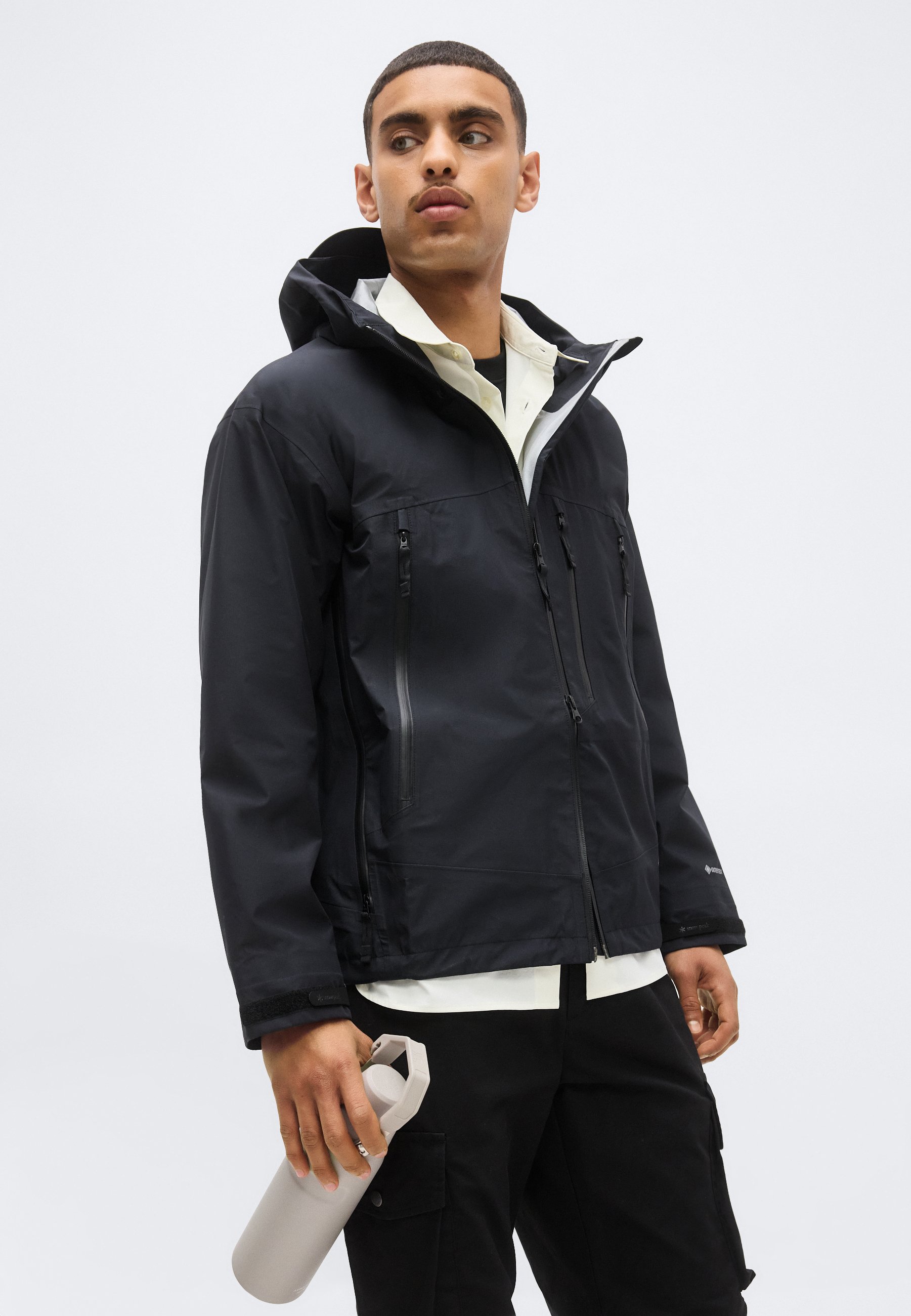 Snow Peak GORE-TEX RAIN JACKET - Hardshelljacke - black/schwarz