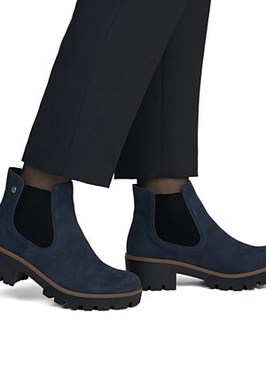 Rieker, RIEKER CHELSEA BOOTS 79265 - Plateaustiefelette - blue