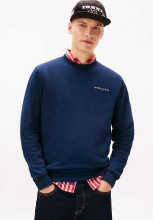 Tommy Jeans, REGULAR FIT - Sweatshirt - dark night navy