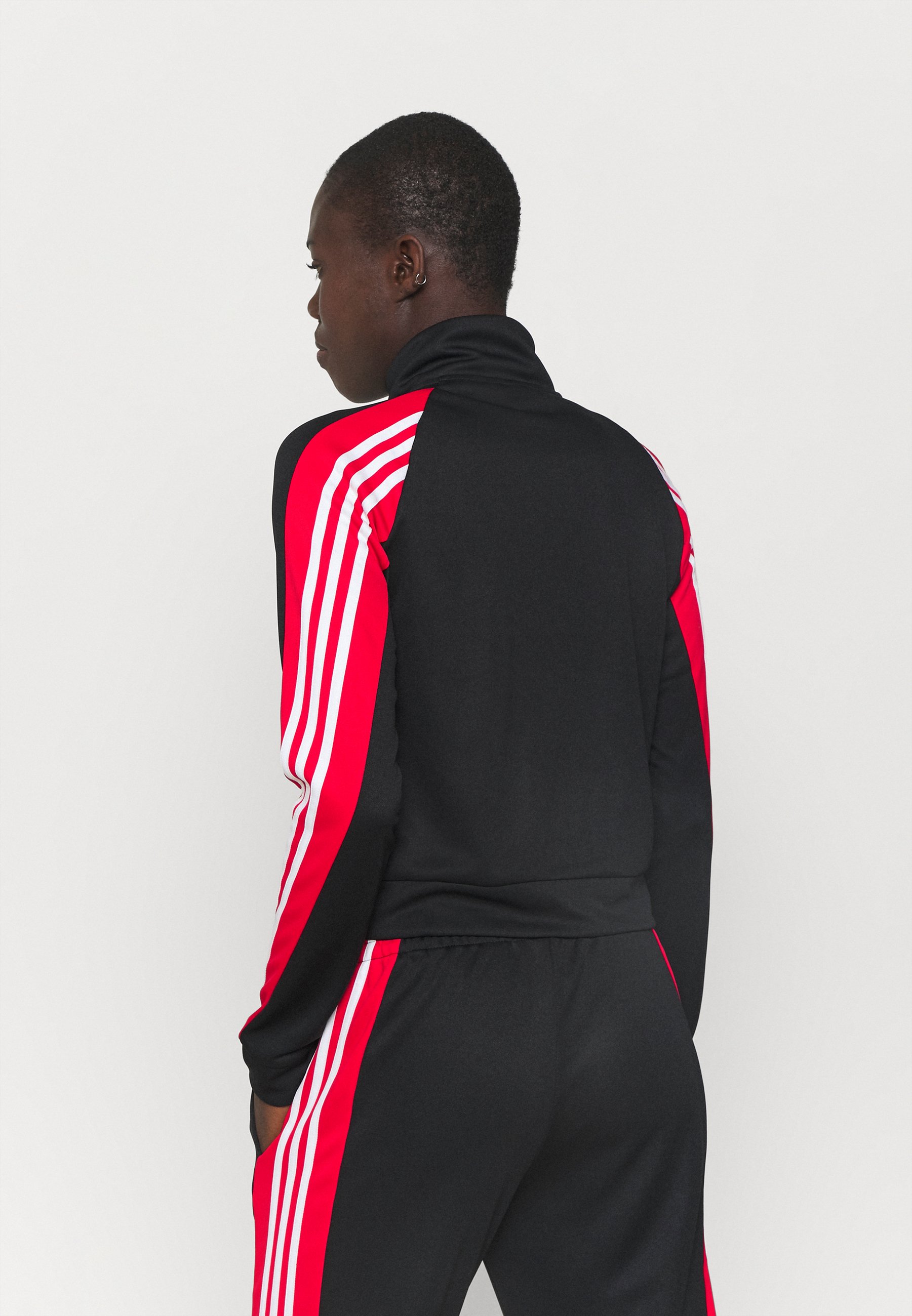adidas Performance TEAMSPORT Tracksuit blackvivid red adidas Performance TEAMSPORT Tracksuit blackvivid red