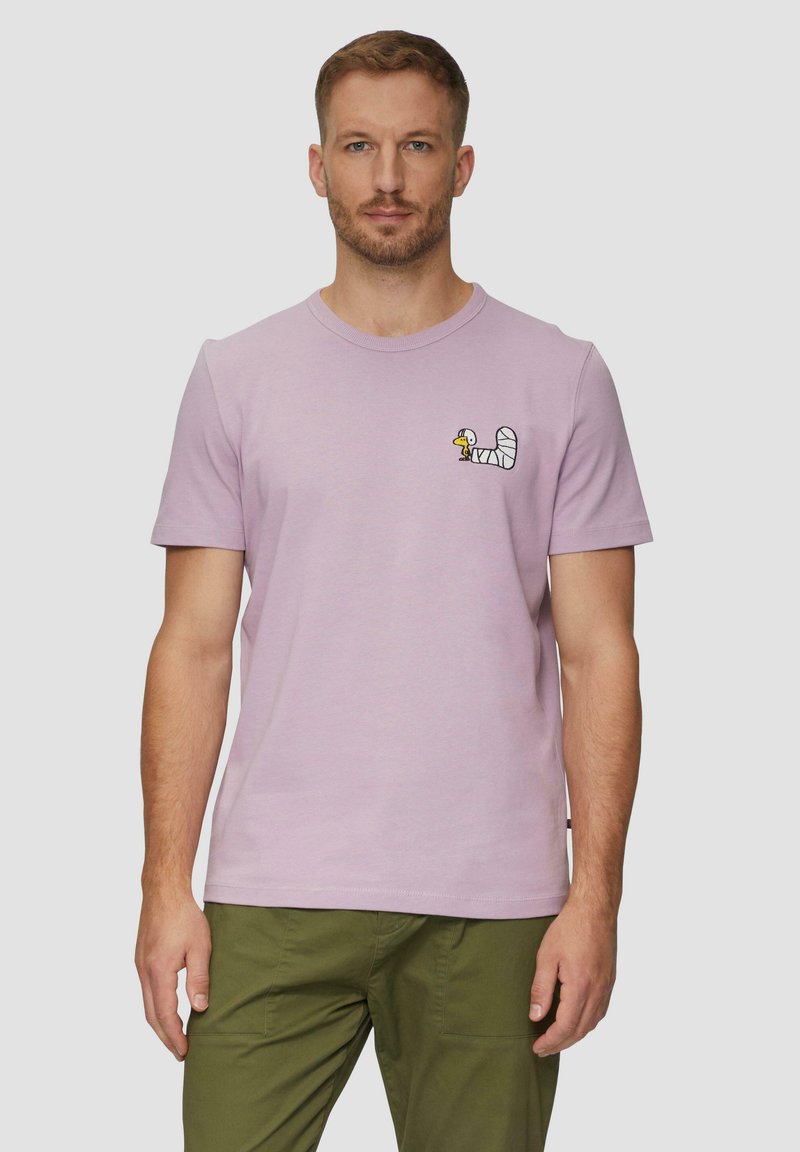 s.Oliver MET PEANUTS MOTIEF - T-Shirt print - rosa