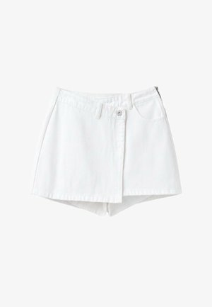 Stradivarius, Jupe-short - white