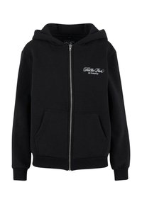 FEEL THE PAIN FLUFFY  - Bluză de molton cu fermoar - black