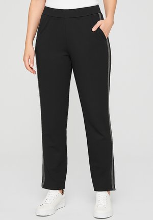 THERMO WINTER MIT INNEN UND HOHER TAILLE - Stoffhose - schwarz